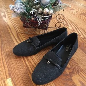 KATE SPADE georgia glitter loafers flats